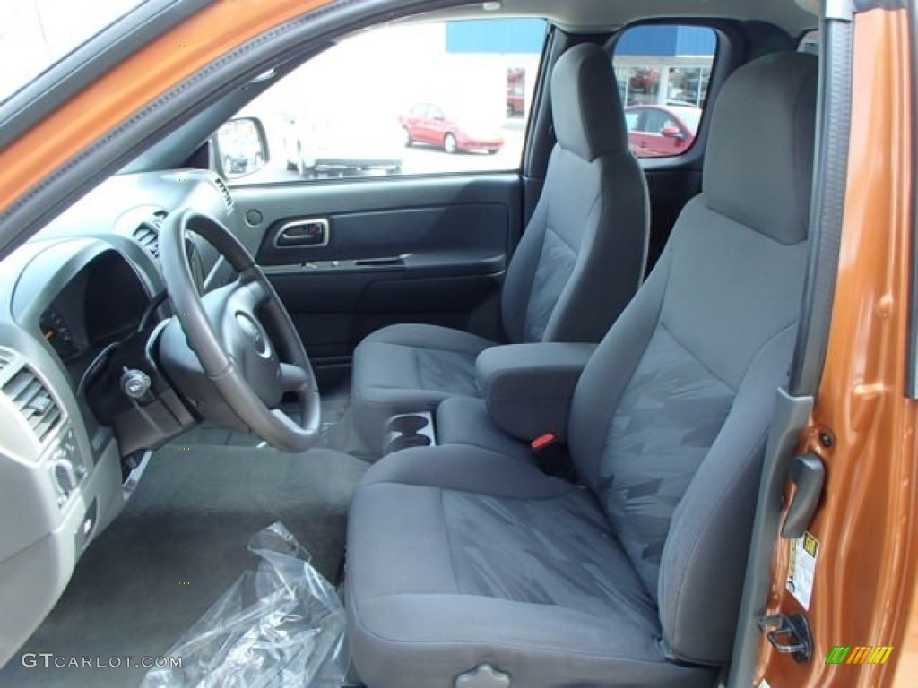 Medium Dark Pewter Interior 2005 Chevrolet Colorado LS Extended Cab 4x4 Photo #79360555