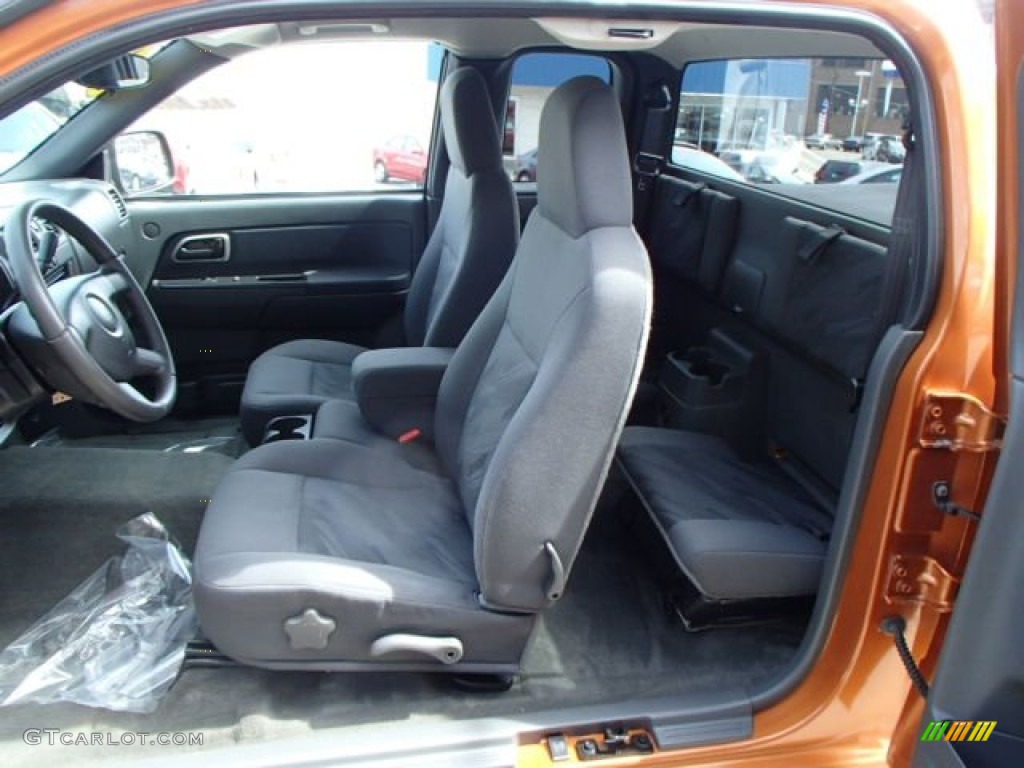 Medium Dark Pewter Interior 2005 Chevrolet Colorado LS Extended Cab 4x4 Photo #79360586