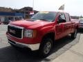Fire Red - Sierra 2500HD Work Truck Extended Cab 4x4 Photo No. 4