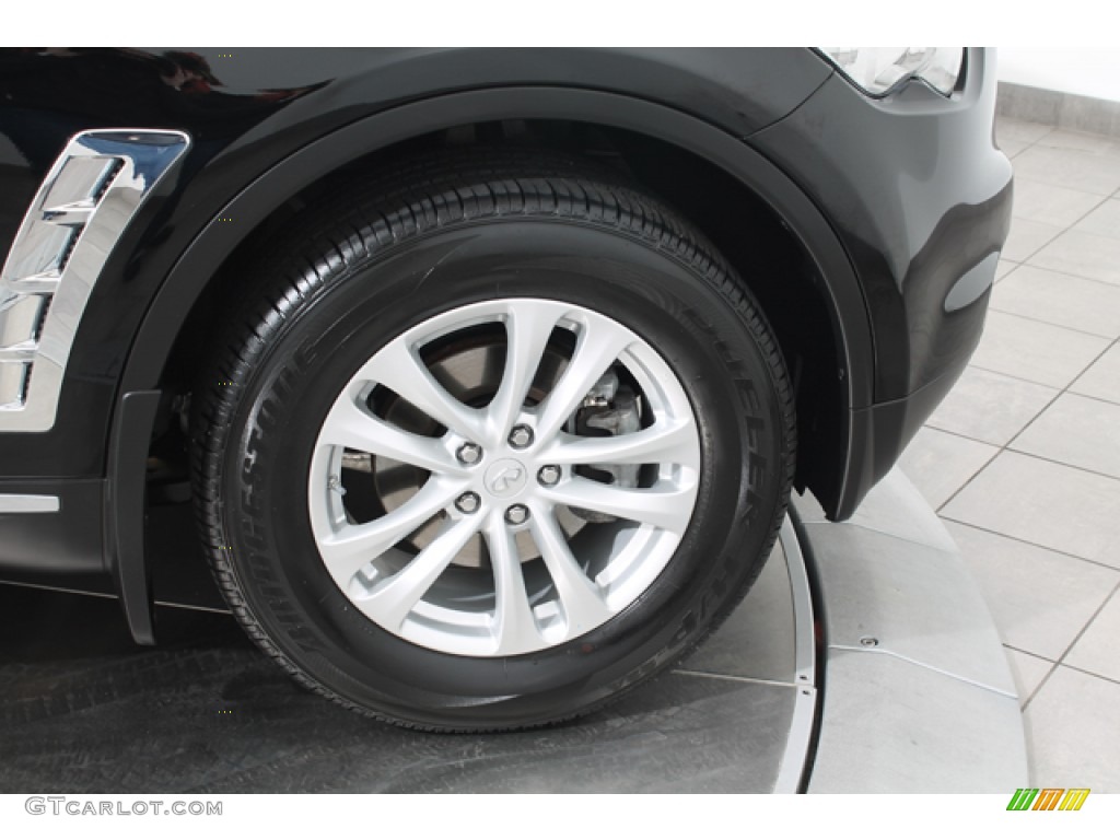 2012 FX 35 AWD - Black Obsidian / Wheat photo #30