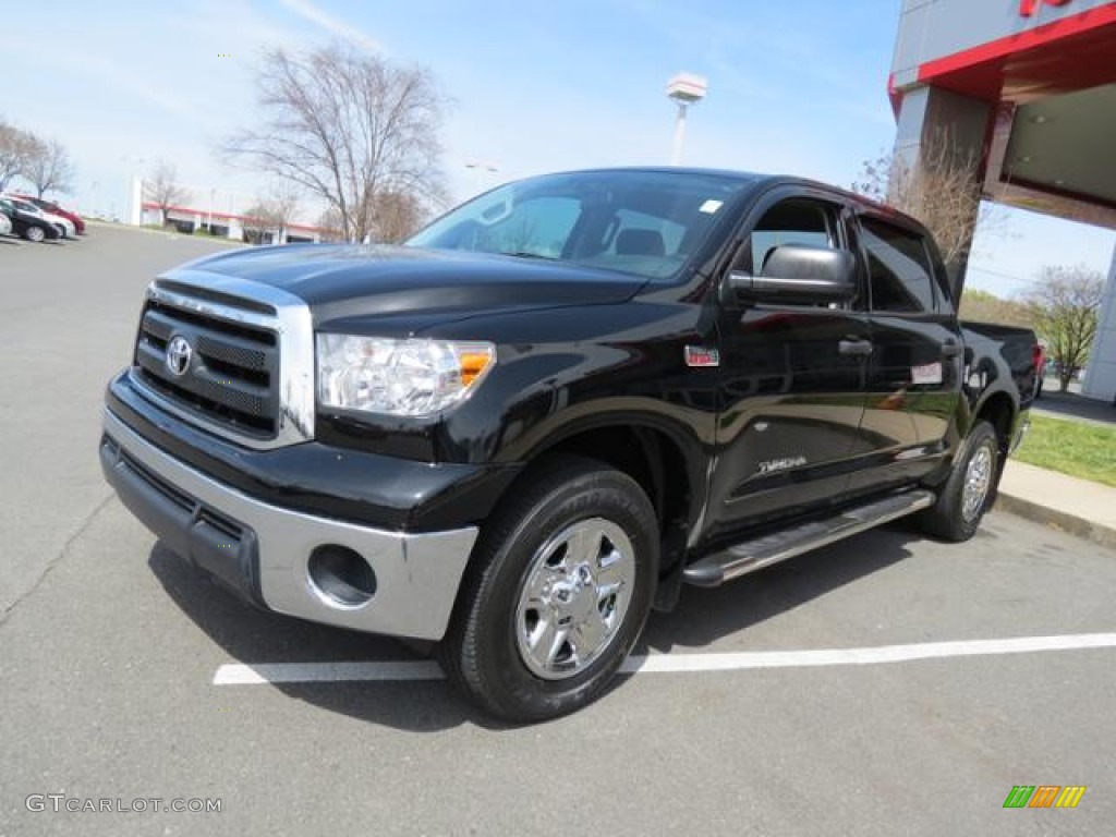 2010 Tundra CrewMax - Black / Graphite Gray photo #3