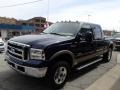 2005 True Blue Metallic Ford F250 Super Duty Lariat FX4 Crew Cab 4x4  photo #4