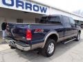 2005 True Blue Metallic Ford F250 Super Duty Lariat FX4 Crew Cab 4x4  photo #8