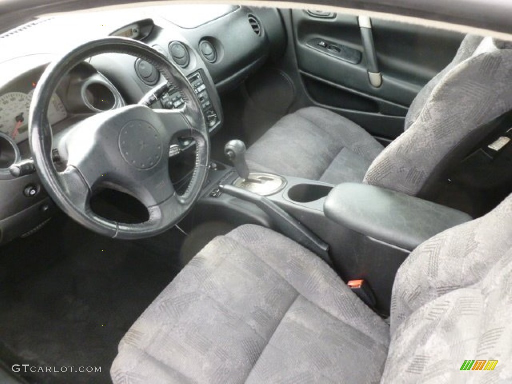 Black Interior 2002 Mitsubishi Eclipse GS Coupe Photo #79361658