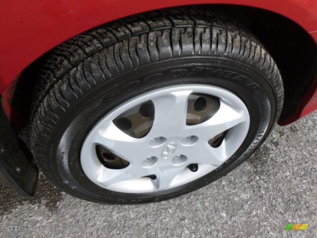 2006 Elantra GLS Sedan - Electric Red / Gray photo #9