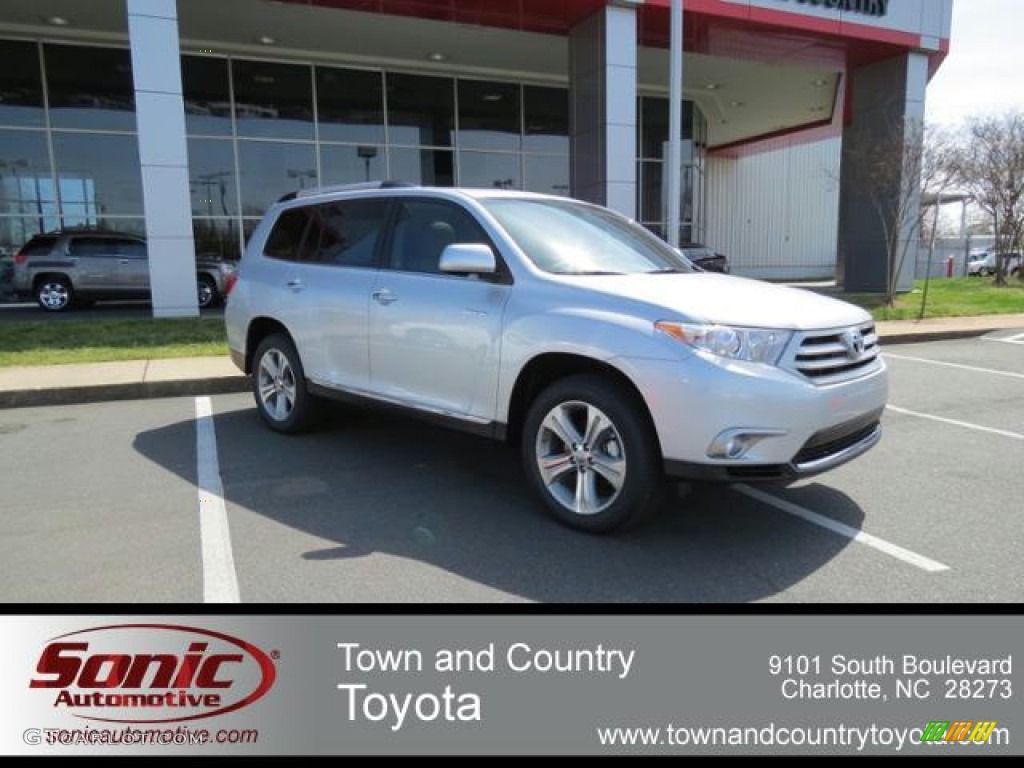 2013 Highlander Limited 4WD - Classic Silver Metallic / Ash photo #1