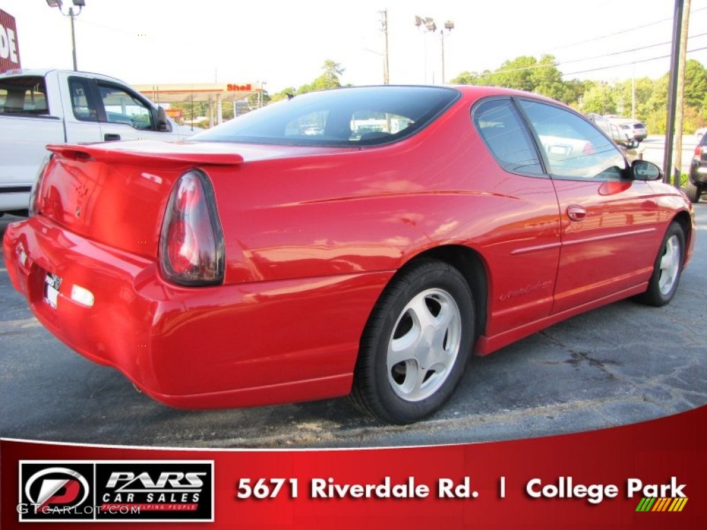 2002 Monte Carlo SS - Bright Red / Ebony photo #3