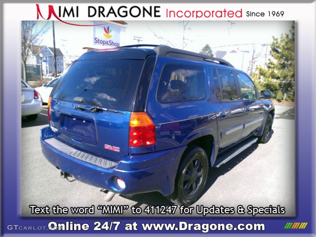 2005 Envoy XL SLT 4x4 - Superior Blue Metallic / Light Gray photo #6