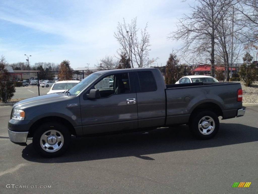 2006 F150 XLT SuperCab - Dark Shadow Grey Metallic / Medium/Dark Flint photo #4