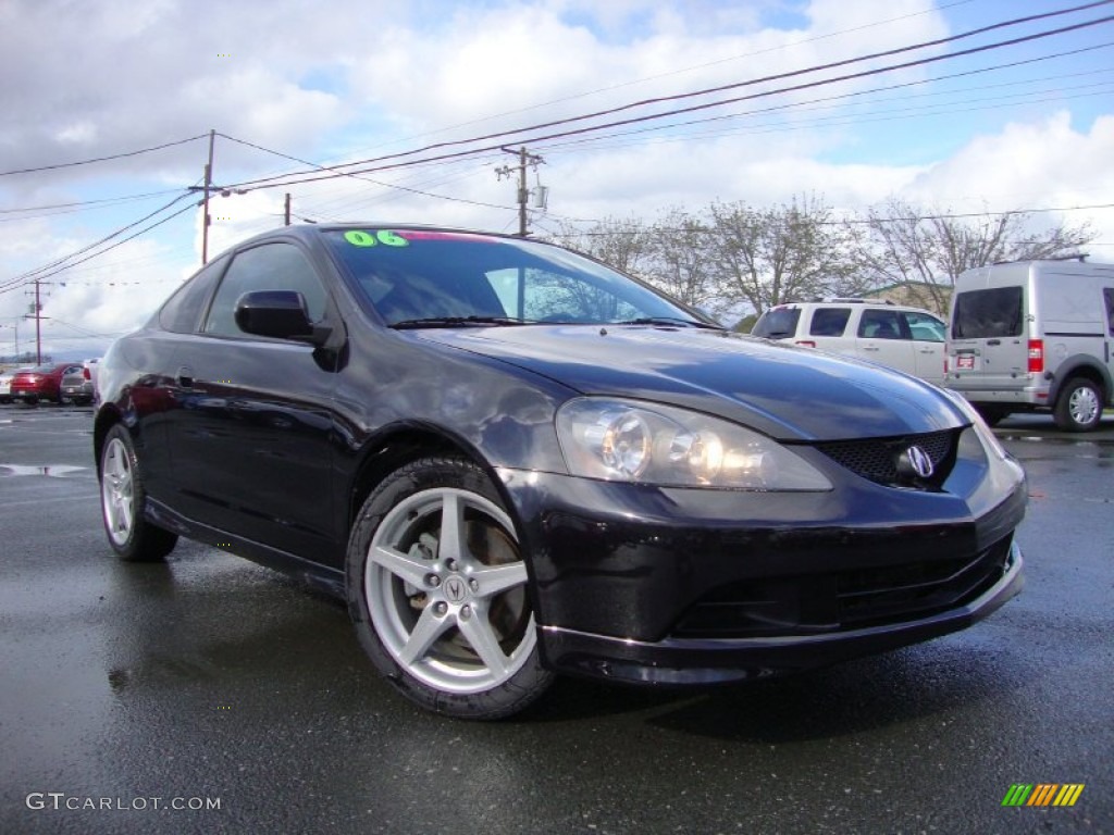 Nighthawk Black Pearl 2006 Acura RSX Type S Sports Coupe Exterior Photo #79364284