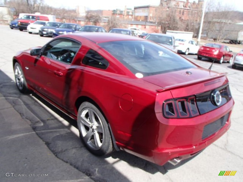 2014 Mustang GT Premium Coupe - Ruby Red / Charcoal Black photo #6