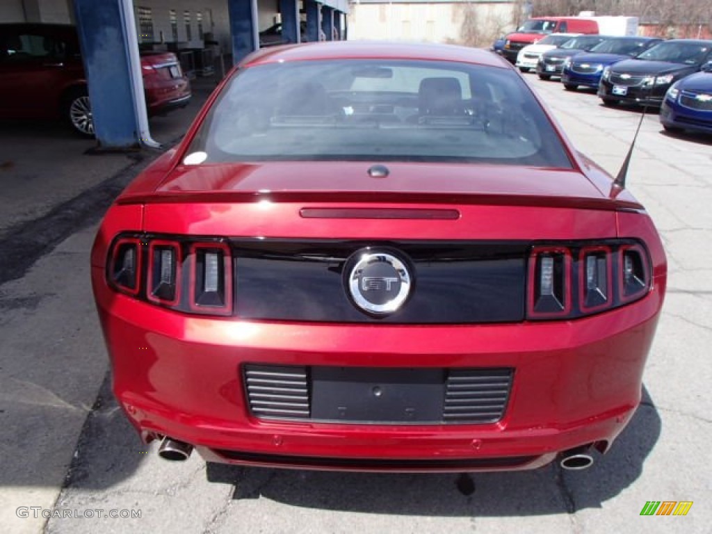 2014 Mustang GT Premium Coupe - Ruby Red / Charcoal Black photo #7