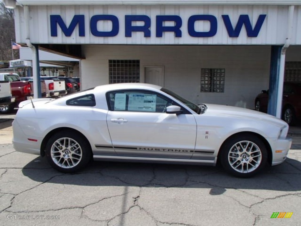 2014 Mustang V6 Premium Coupe - Ingot Silver / Charcoal Black photo #1