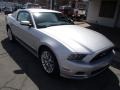 2014 Ingot Silver Ford Mustang V6 Premium Coupe  photo #2