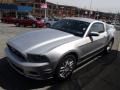 Ingot Silver 2014 Ford Mustang V6 Premium Coupe Exterior