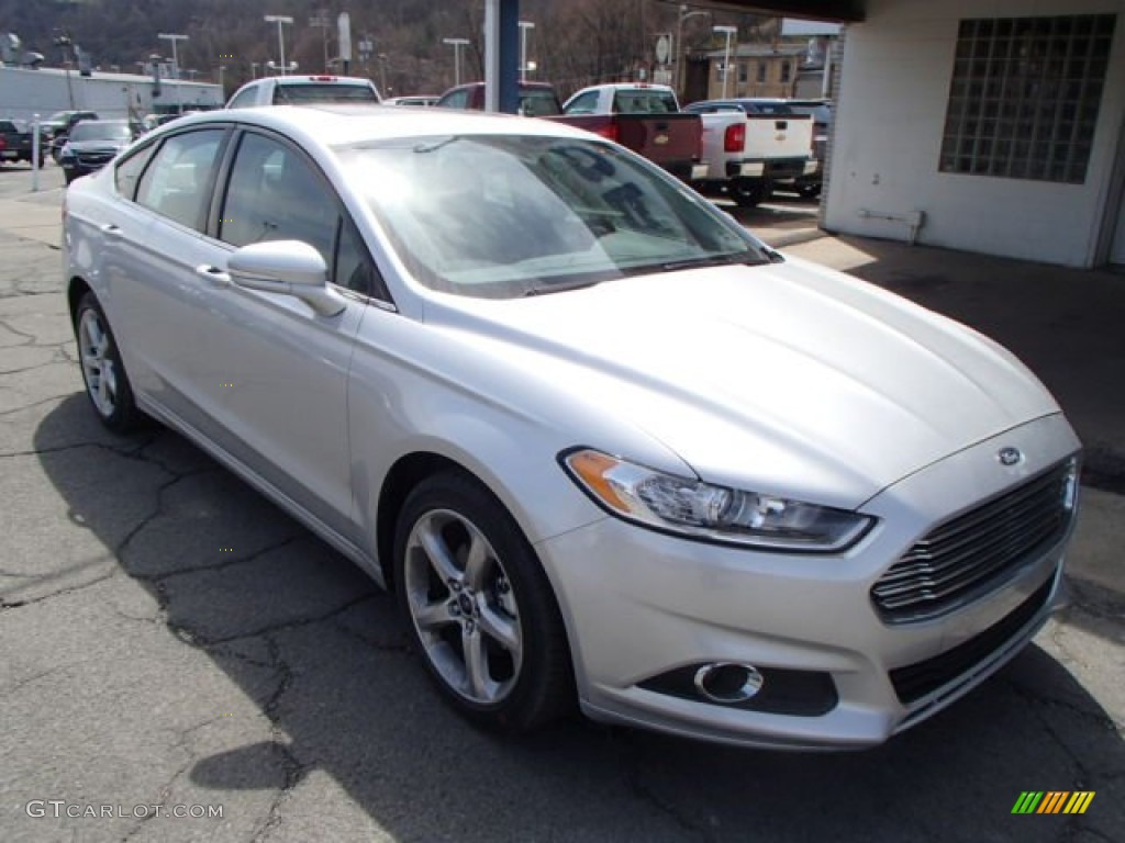 2013 Fusion SE 1.6 EcoBoost - Ingot Silver Metallic / Charcoal Black photo #2