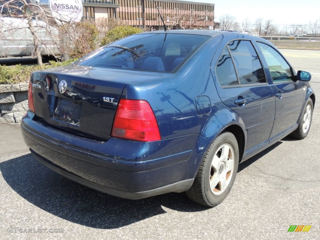 2002 Jetta GLS 1.8T Sedan - Galactic Blue Pearl / Grey photo #4