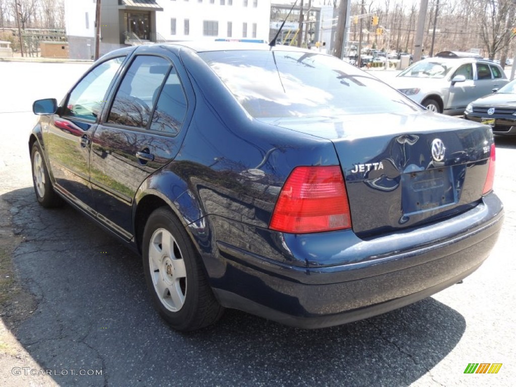 2002 Jetta GLS 1.8T Sedan - Galactic Blue Pearl / Grey photo #7