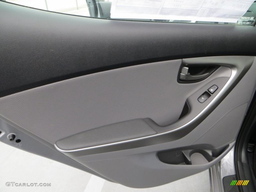 2013 Elantra Limited - Titanium Gray Metallic / Gray photo #19