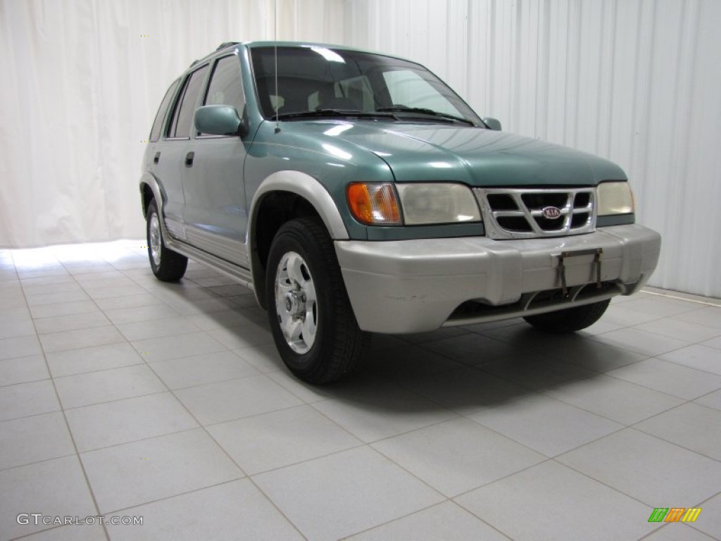 2000 Sportage 4x4 - Jade Green / Gray photo #1