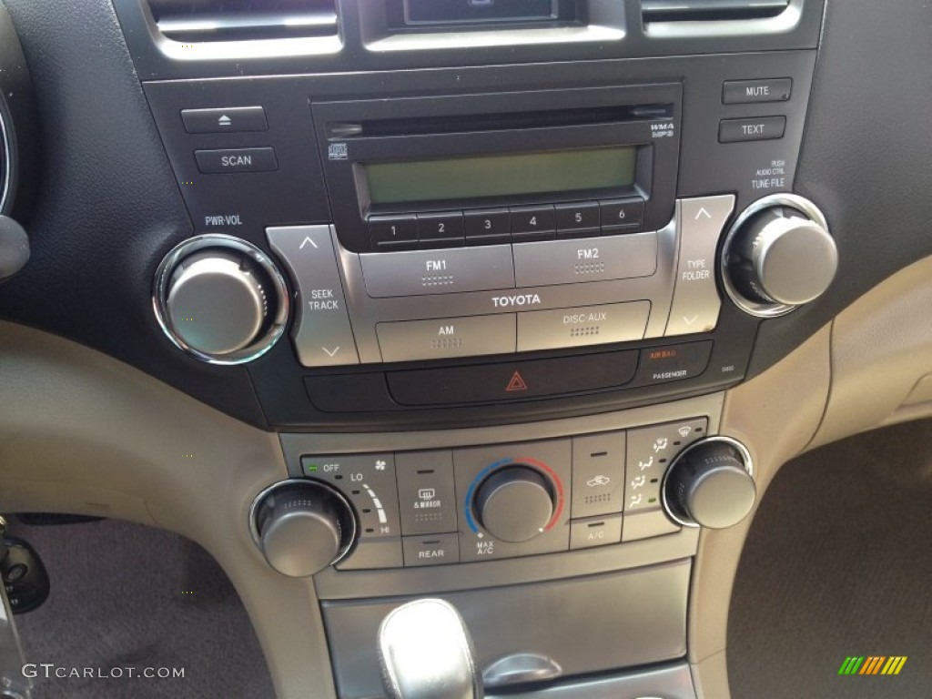 2009 Highlander Sport 4WD - Black / Sand Beige photo #20