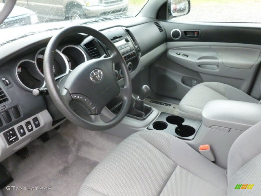 Graphite Gray Interior 2011 Toyota Tacoma Access Cab 4x4 Photo #79370434