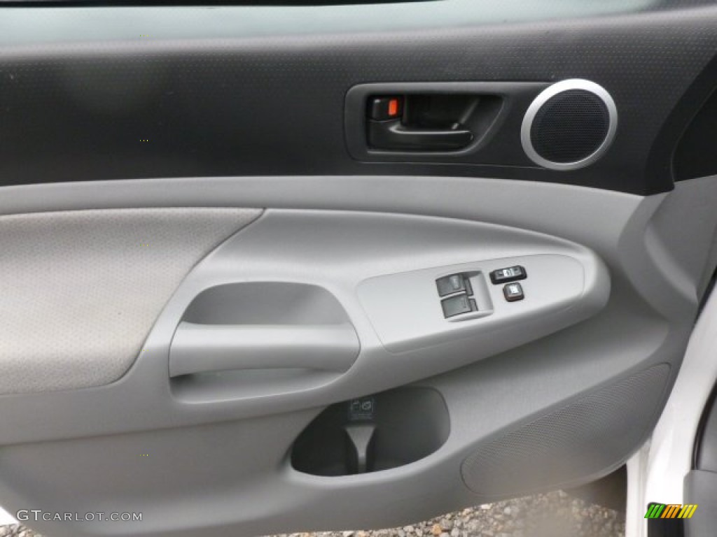 2011 Toyota Tacoma Access Cab 4x4 Graphite Gray Door Panel Photo #79370440