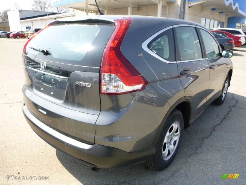 2013 CR-V LX AWD - Polished Metal Metallic / Gray photo #3