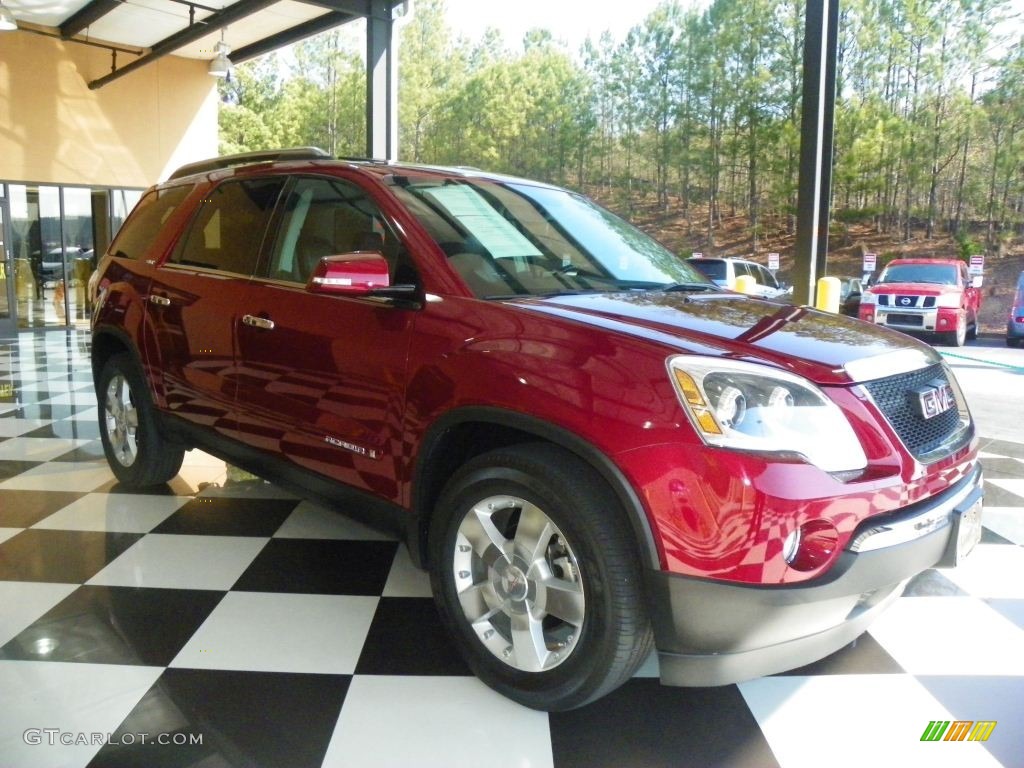 2007 Acadia SLT - Red Jewel Tintcoat / Ebony photo #1