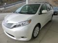 2013 Blizzard White Pearl Toyota Sienna XLE  photo #5