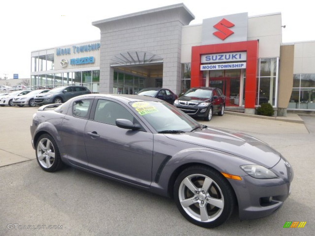 2007 RX-8 Touring - Galaxy Gray Mica / Black photo #1