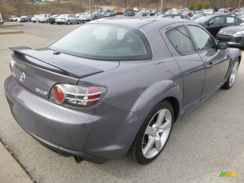 2007 RX-8 Touring - Galaxy Gray Mica / Black photo #3