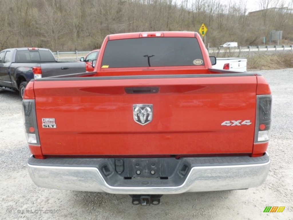 2009 Ram 1500 SLT Regular Cab 4x4 - Flame Red / Dark Slate/Medium Graystone photo #6