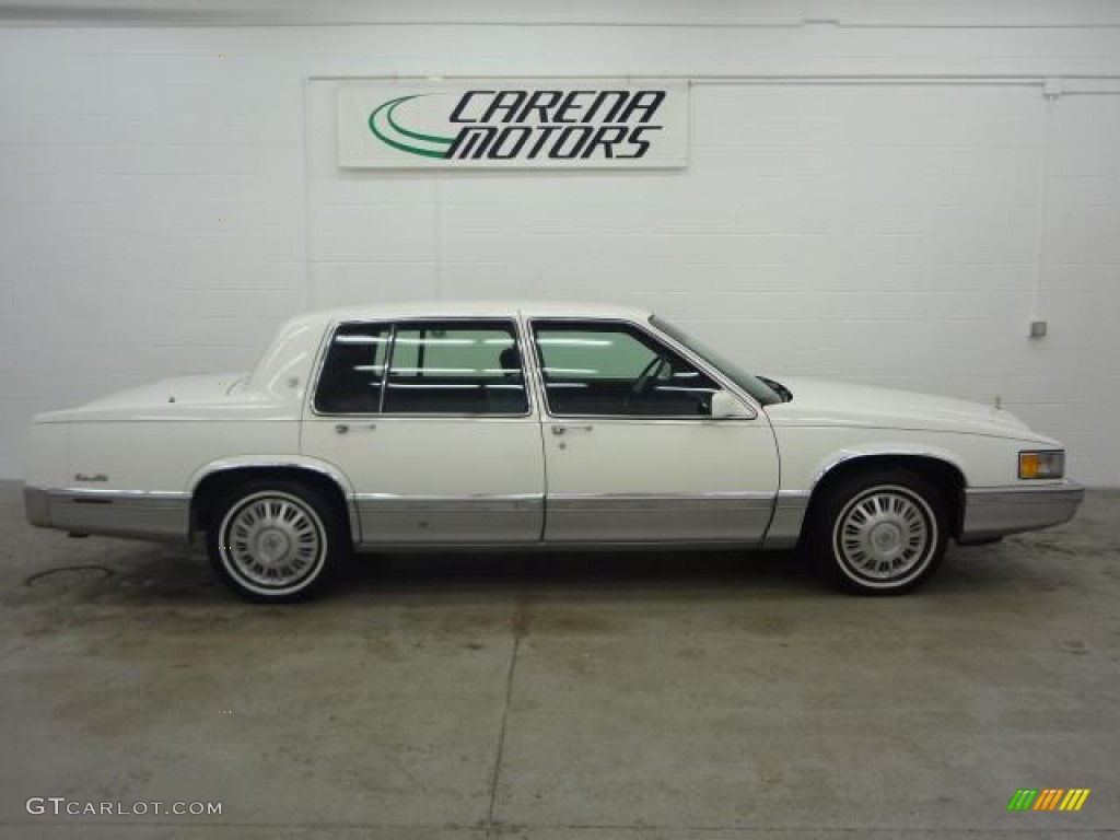 1992 DeVille Sedan - White / Blue photo #5