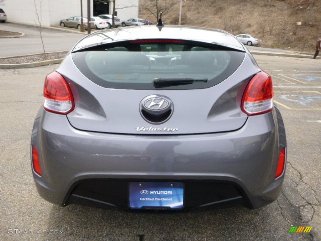 2012 Veloster  - Triathlon Gray / Black photo #3