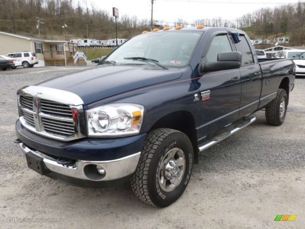 Patriot Blue Pearl 2008 Dodge Ram 2500 Big Horn Quad Cab 4x4 Exterior Photo #79374100