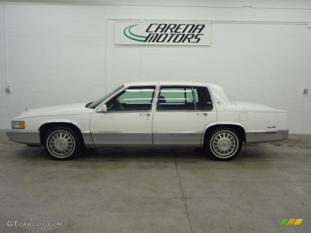 1992 DeVille Sedan - White / Blue photo #13