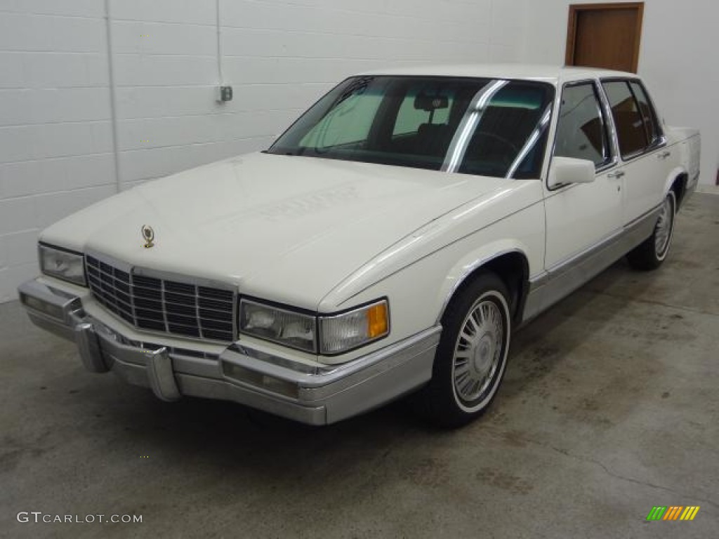 1992 DeVille Sedan - White / Blue photo #14