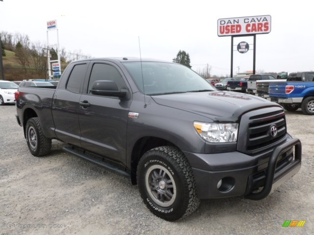 2011 Tundra TRD Rock Warrior Double Cab 4x4 - Magnetic Gray Metallic / Black photo #1