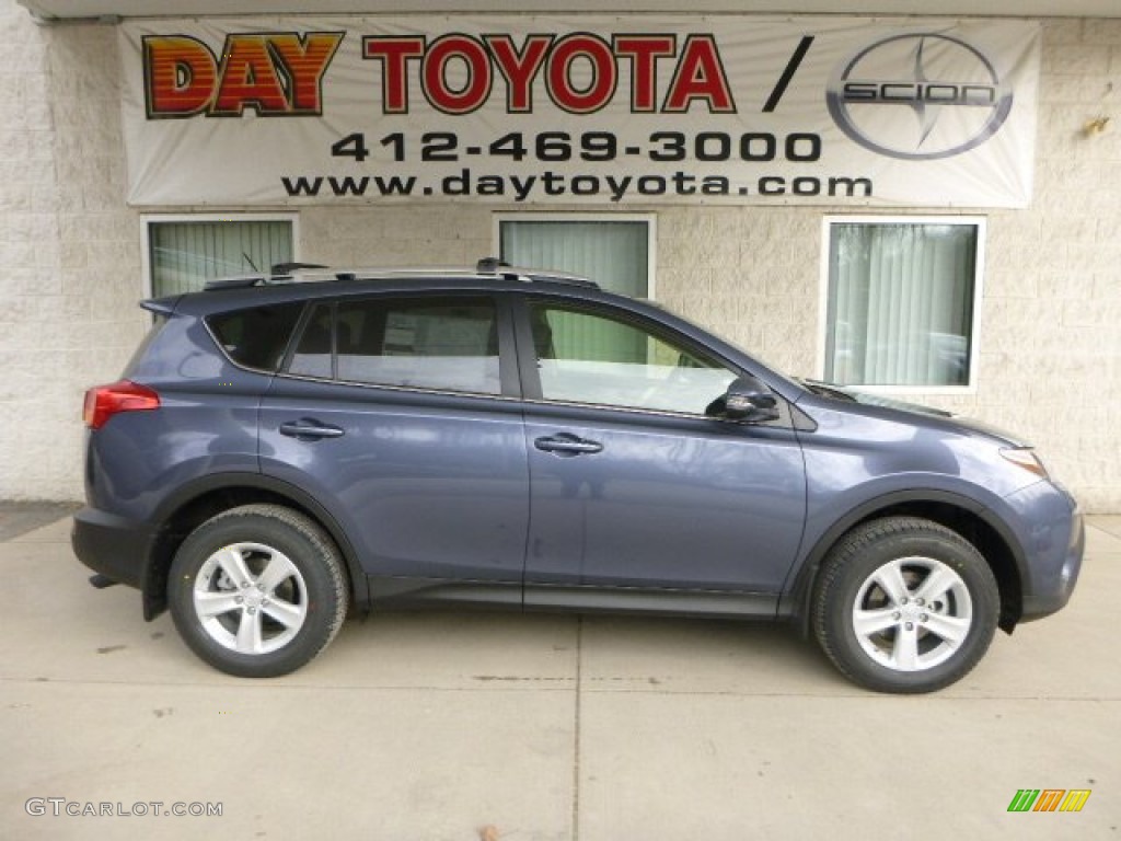 2013 RAV4 XLE AWD - Shoreline Blue Pearl / Black photo #1