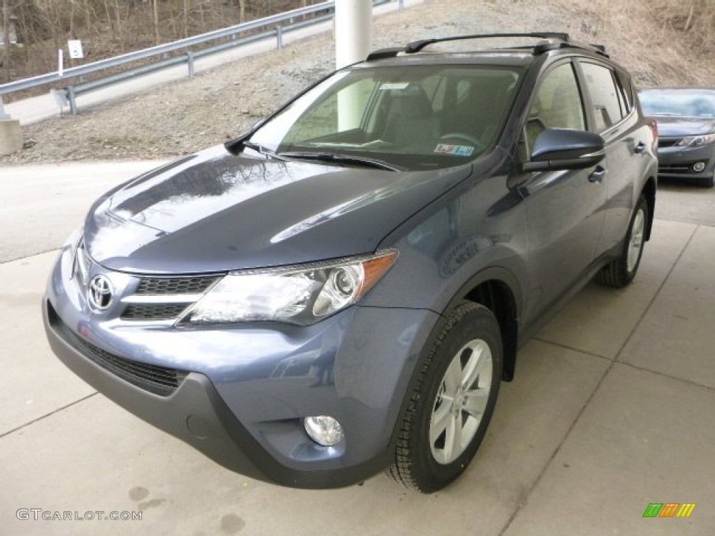 Shoreline Blue Pearl 2013 Toyota RAV4 XLE AWD Exterior Photo #79375124