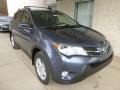 2013 Shoreline Blue Pearl Toyota RAV4 XLE AWD  photo #7