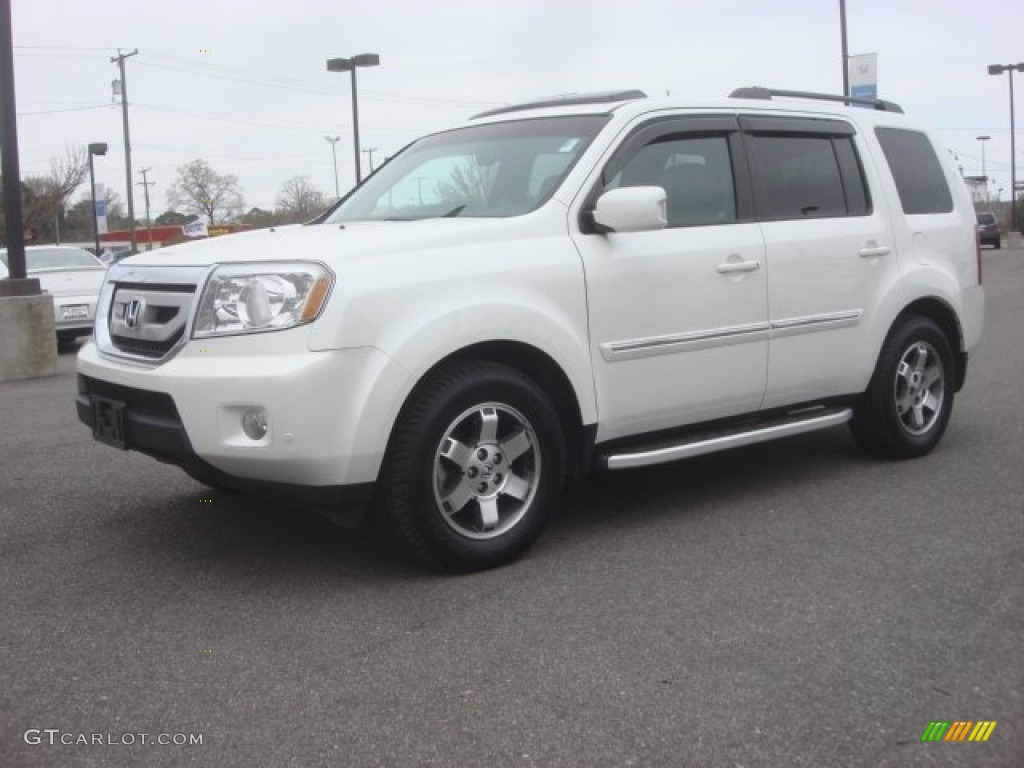 2011 Pilot Touring 4WD - White Diamond Pearl / Gray photo #2