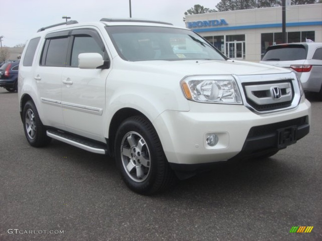 2011 Pilot Touring 4WD - White Diamond Pearl / Gray photo #8