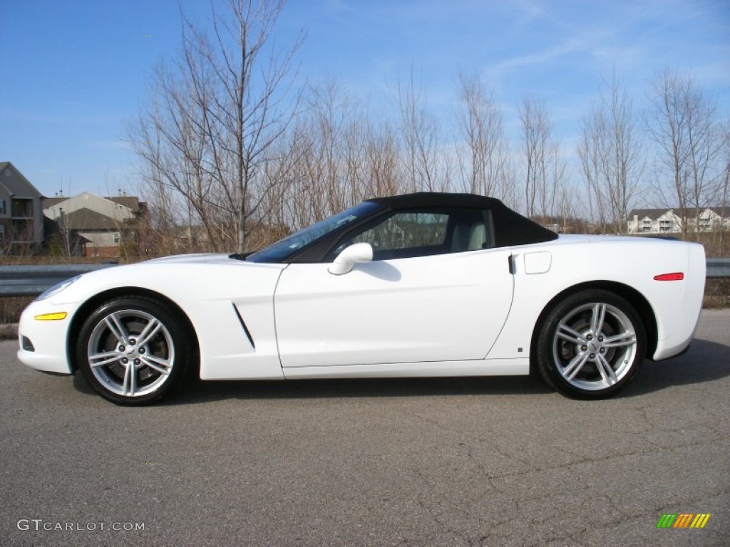 Arctic White 2009 Chevrolet Corvette Convertible Exterior Photo #79376878