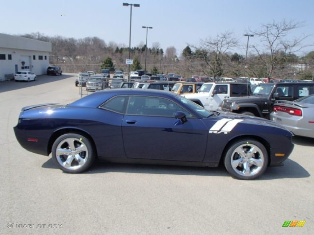 2013 Challenger R/T - Jazz Blue Pearl / Dark Slate Gray photo #5