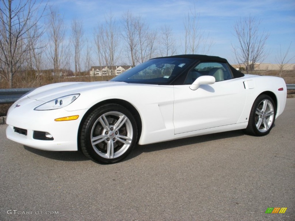 Arctic White 2009 Chevrolet Corvette Convertible Exterior Photo #79376975