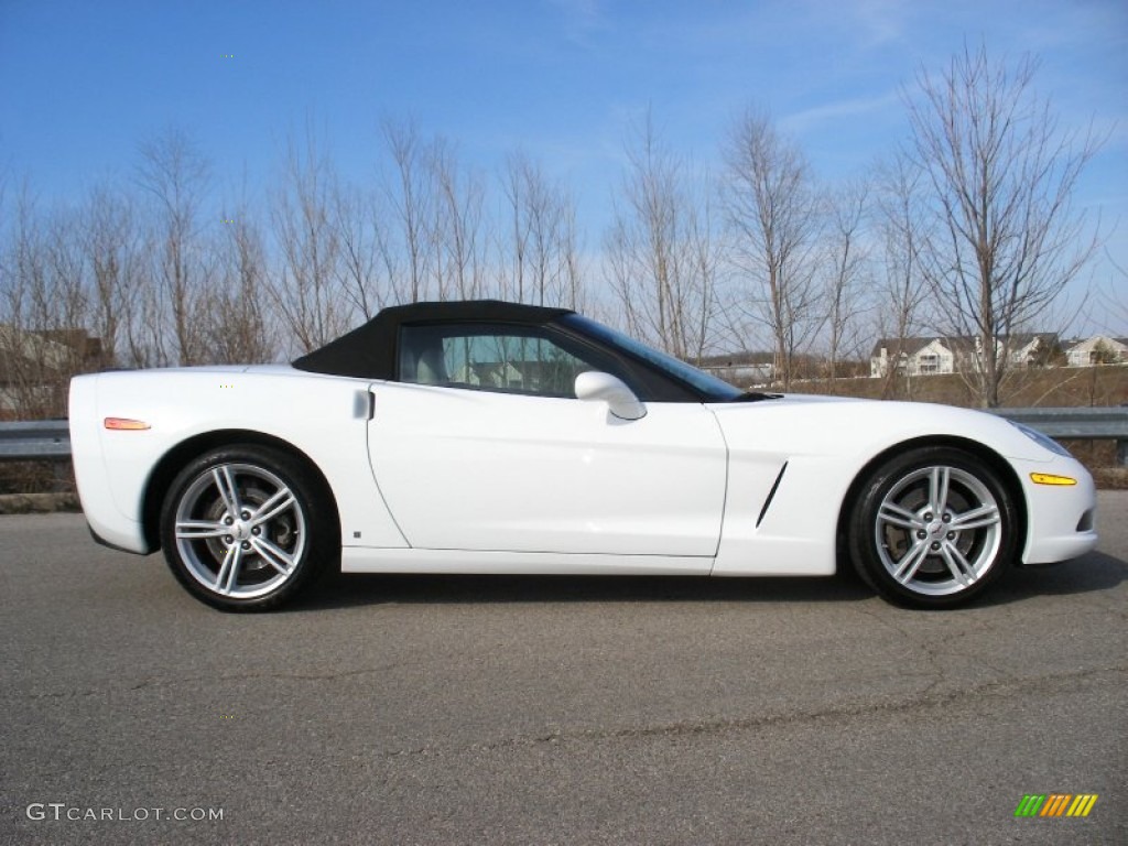 Arctic White 2009 Chevrolet Corvette Convertible Exterior Photo #79377025