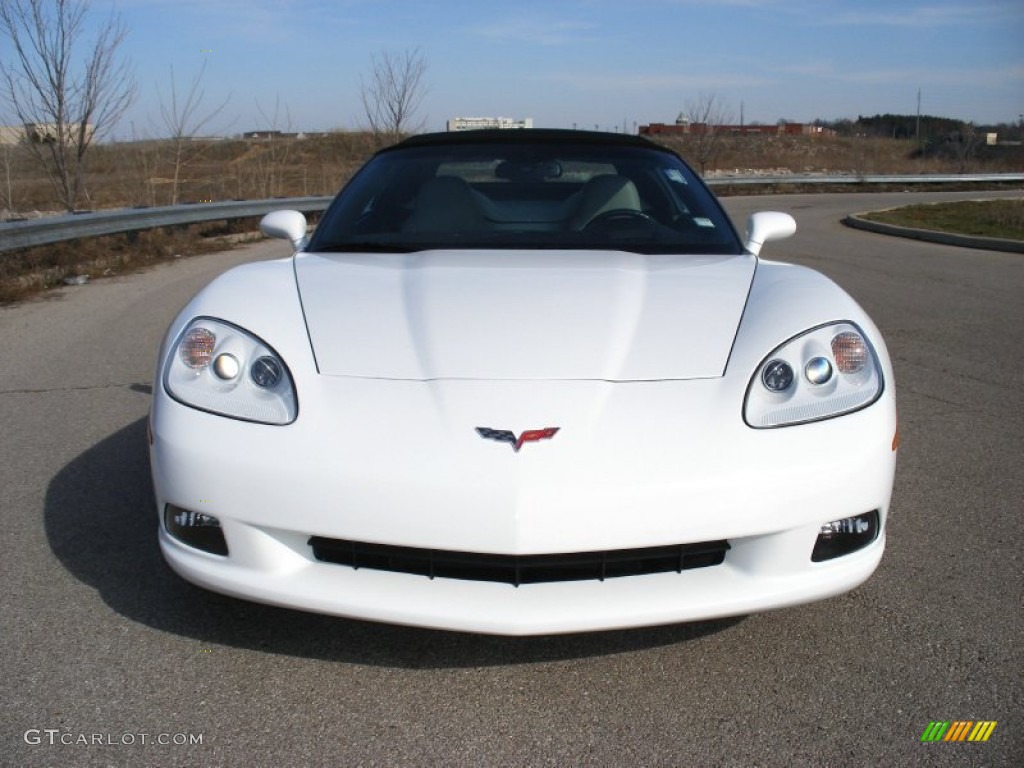 Arctic White 2009 Chevrolet Corvette Convertible Exterior Photo #79377140
