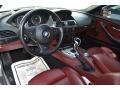 2007 BMW M6 Indianapolis Red Interior Prime Interior Photo